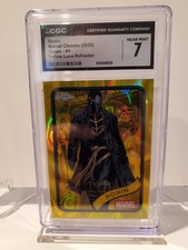 2025 Topps Chrome Marvel - Ronin Yellow Lava Refractor #4 CGC 7