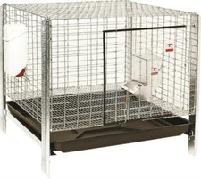 NEW MILLER PET LODGE RHCK1 24" COMPLETE RABBIT HUTCH ANIMAL CAGE KIT 0058057
