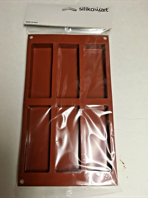 SilikoMart Molds SIze 5''X 2'' Bakeware Made in Italy TRAY 12'' X 7''