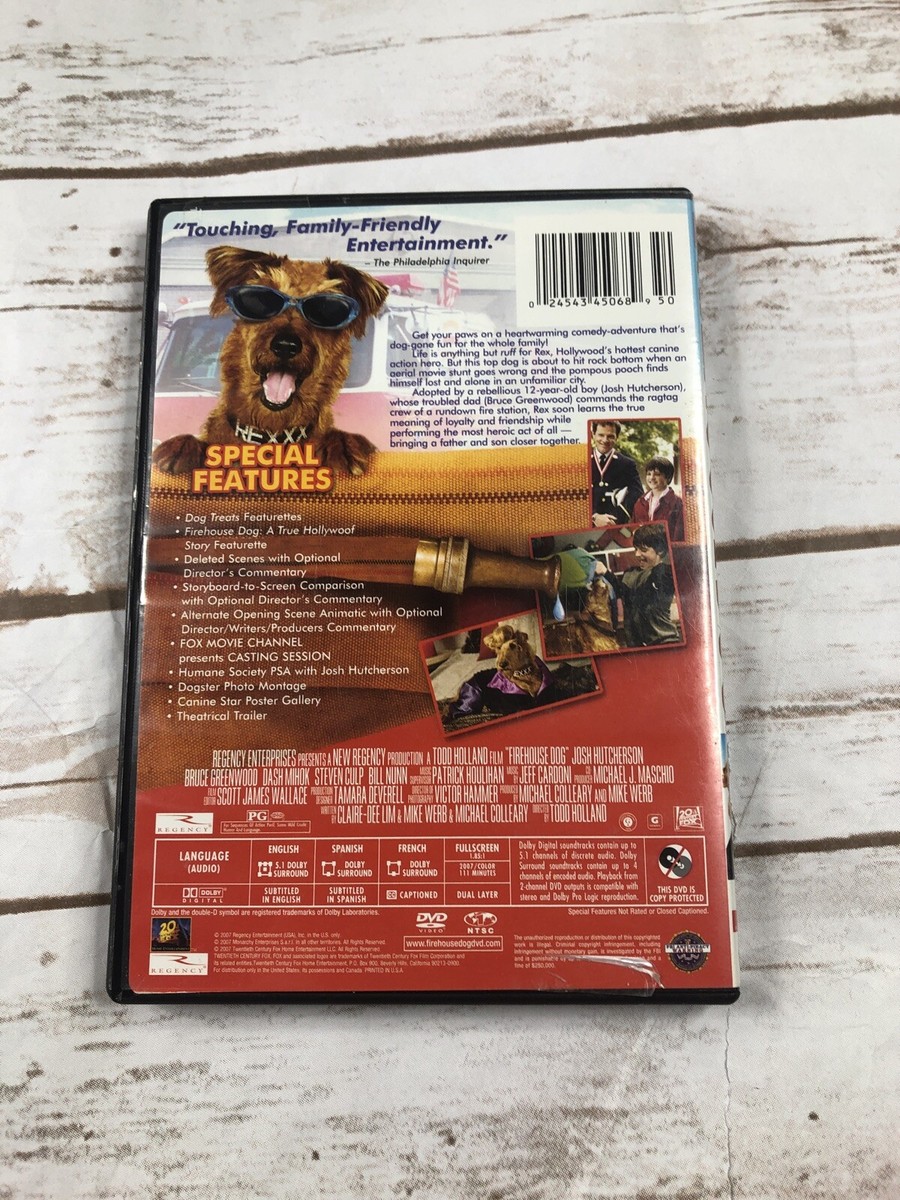 Firehouse Dog (Full Screen Edition) DVD VERY GOOD 24543450689