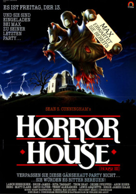 Horror House ORIGINAL A1 Kinoplakat Lance Henriksen / Brion James / Rita Taggart