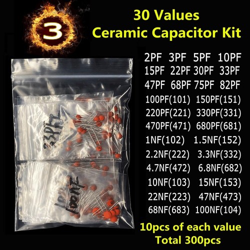 Electronic Component Box Kit 7 Kind Resistor Capacitor Transistor Diode Leds etc - Picture 8 of 12