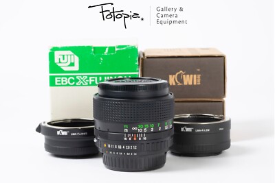 Fuji Photo Film EBC X-Fujinon 50mm F1.2 DM with extra 2