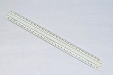 Vintage Scale Rule FABER CASTELL 2753/BA7 Eight scales Draughtsman Architect