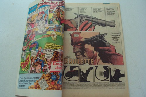 Daredevil #191, 1983, (Russian) Roulette, Marvel Comics, Bulls-Eye, Lego ad - Picture 2 of 3