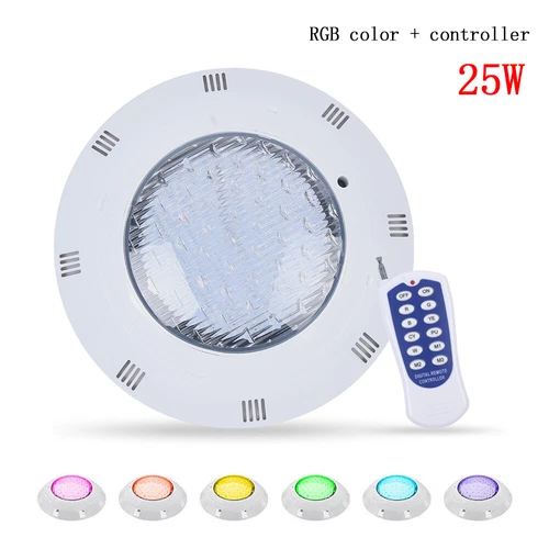 LED Swimming Pool Light Underwater RGB Pool Light Multicolor Lamp+Remote Control - Picture 3 of 12