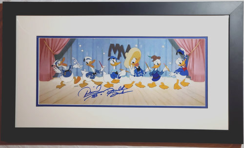 ๐ช JSA Donald Duck Through the Years Disney Cel Sericel Hand Signed Voice - Picture 2 of 11