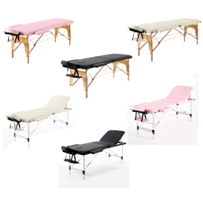 PANANA Portable Folding Massage Table Beauty Salon Tattoo Therapy Couch Bed Lightweight