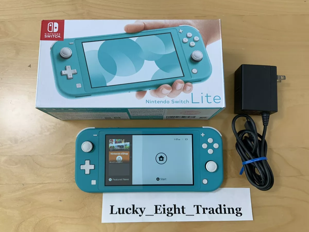 Nintendo Switch Lite Turquoise Box Console Charger [BOX]