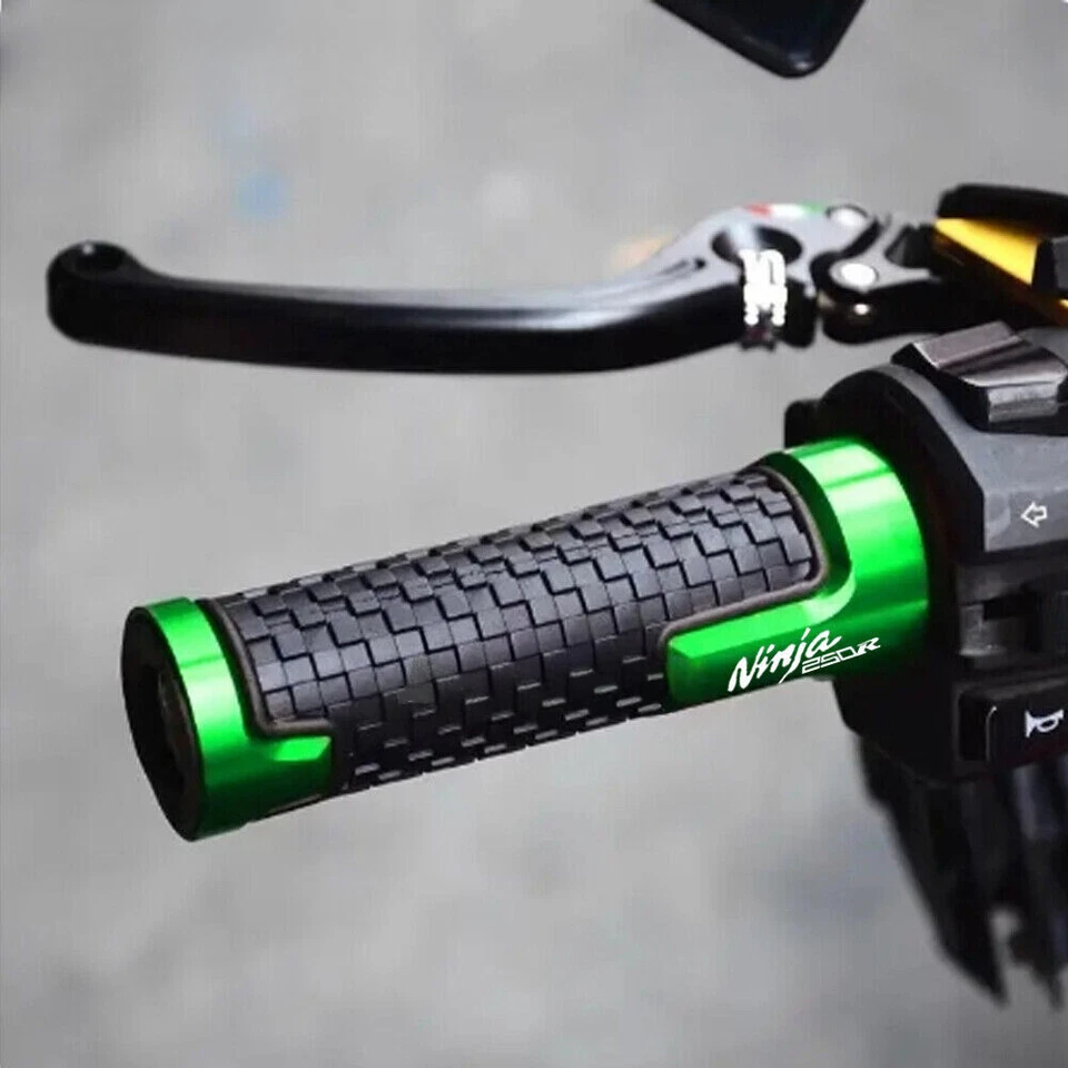 For Kawasaki NINJA 250R Green Grip Handle bar Balanced Plug slider End Cap Cover - Изображение 4 из 4