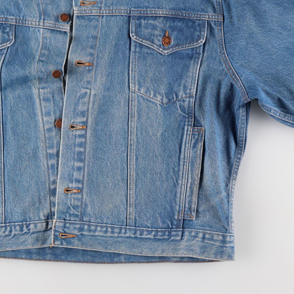 lands'end デニムジャケット LANDS' END denim jacket, G-jacket, men's equivalent to XL