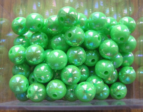 70 opaque smooth round AB acrylic plastic beads 8mm choose colour - Picture 6 of 9