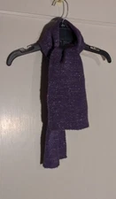 Girls "Canada Weather Gear" 44" Purple/Silver Sequin Scarf 