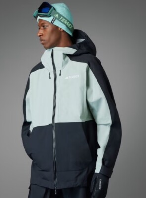 adidas Terrex Post-Consumer Snow Jacket Black IB4218- Men's XL NWT