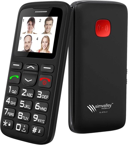 NOWY Seniorzy Dzieci Telefon komórkowy z dużymi przyciskami Bez umowy na połączenie gwarancyjne SOS Przycisk połączenia alarmowego - Zdjęcie 12 z 14