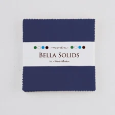 Moda Pre-cuts Moda Bella Solids 9900PP 48 Blue  Charm Pack 