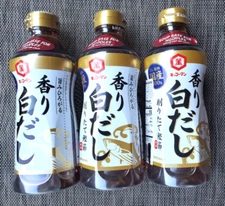KIKKOMAN Kaori Shiro Dashi Japanese White Soup Stock Base 17 oz 500 ML Lot of 3