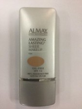ALMAY AMAZING LASTING SHEER MAKEUP SPF 12 TAN 1.0 FL Oz OIL  FRAGRANCE FREE