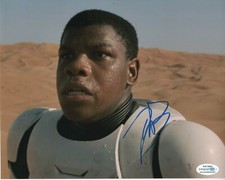 John Boyega Star Wars Autographed Signed 8x10 Photo ACOA 