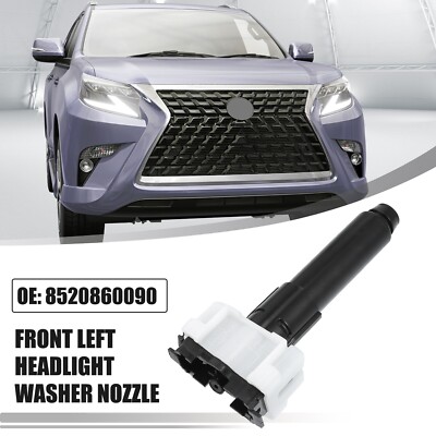 A-Premium Front Left Headlight Washer Nozzle For Lexus GX460 2014-2016 – Direct Fit OEM 85208-60090