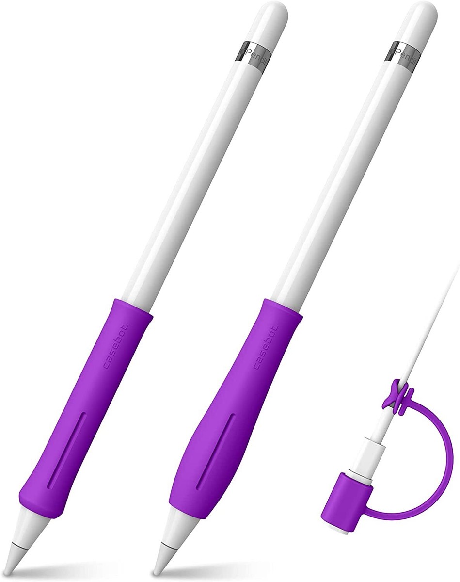 2 Pieces Silicone Grip Holder for Apple Pencil 2nd Gen iPad Pro 11