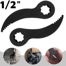 2PCS Pry Bar Wrench Adapter Head Crowbar Adapter 1/2" Ratchet Car Repairing Tool