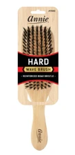 Annie # 2060 Hard Wave Brush w/ Reinforced Boar Bristles & Natural Wooden Brush