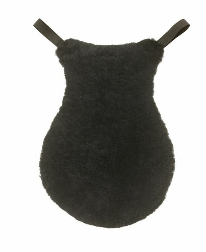 Ovation Europa Sheepskin Seat Saver - Black - 第 1/1 張圖片