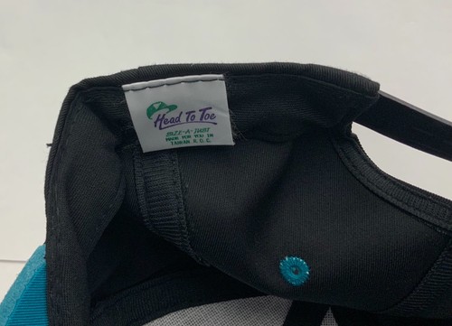 Andretti Racing Baseball Trucker Cap Black Turquoise Purple Canvas Suede Adjusts - Picture 7 of 7