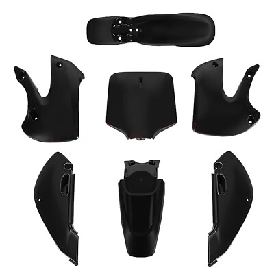 Black Plastic Fenders For KAWASAKI KLX110 KX65 PIT BIKE - Foto 4
