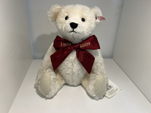 Steiff Peluche Cirque Ou Animaux / Rare Ourson Blanc Polaire
