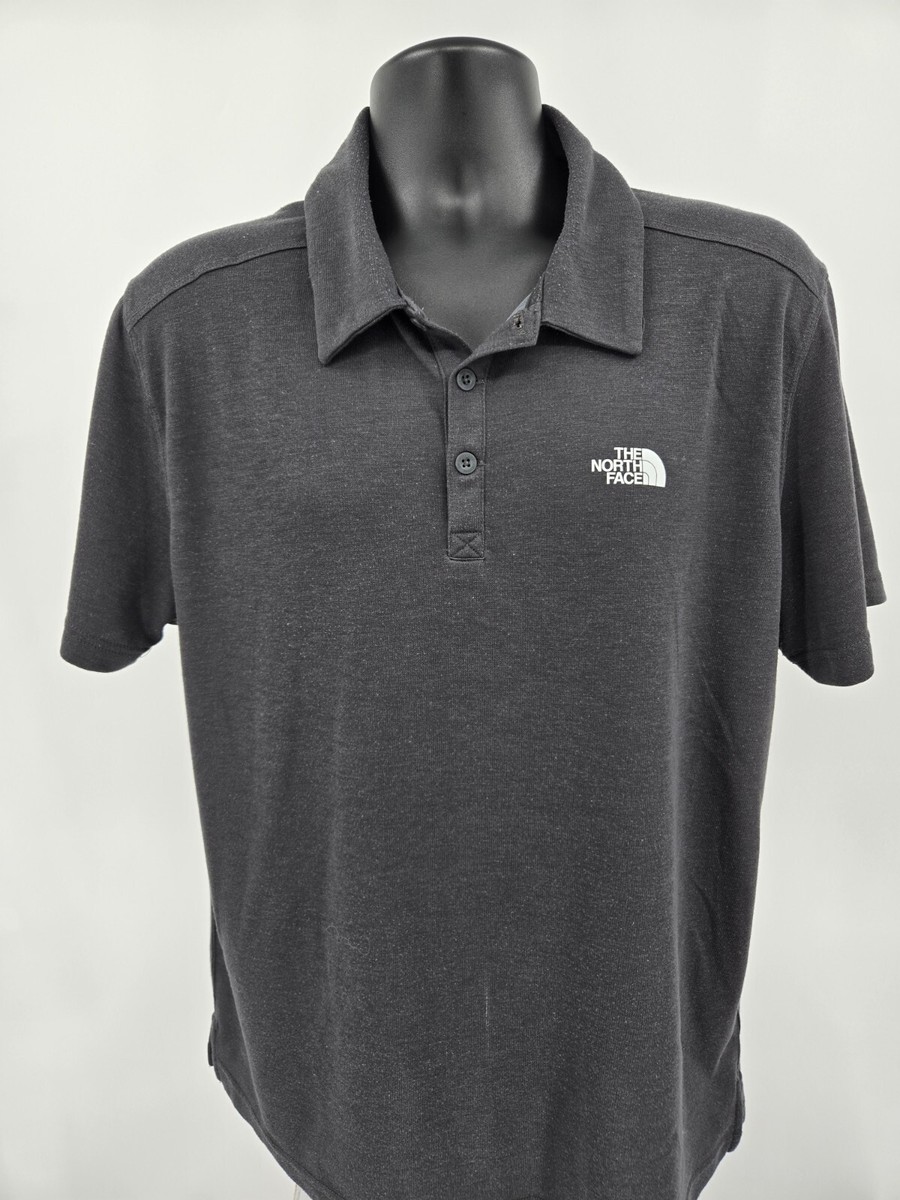 ★★THE NORTH FACE★★ Men's Swing Short Sleeve Polo CHARCOA North Face Polo Shirt XL Gray Outdoor Short Sleeve Hiking