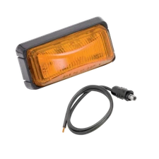 Wesbar Replacement Part LED 2" Amber Marker/Clearance Light Base & Connector