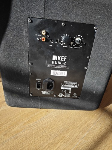Kef KUBE-2 SubWoofer 200w Active Powered Sub - Picture 4 of 4