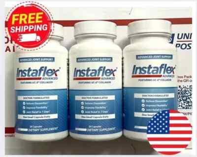 Lot of 3 Instaflex Advanced Joint Support Supplement 30 Capsules New Exp 06/2026