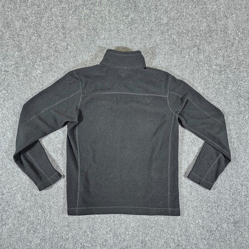 Patagonia Fleece Viertelreißverschluss Stehkragen Sweatshirt schwarz Herren Größe Small adrett - Bild 3 von 6