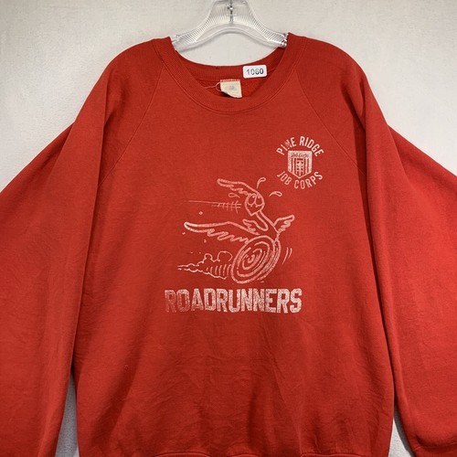 DE COLECCIÓN Sudadera Fruit Of The Loom PINE CRESDGE JOB CORPS Roja Grande - Imagen 7 de 21