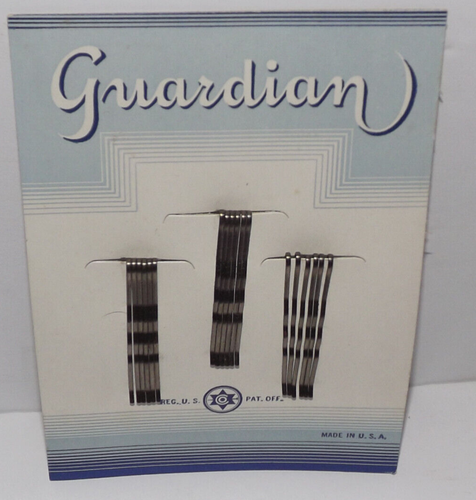 Vintage Guardian Bob Haarnadeln Haare Finger Welle Posten 30 Pakete 540 Teile braun neu - Bild 2 von 19