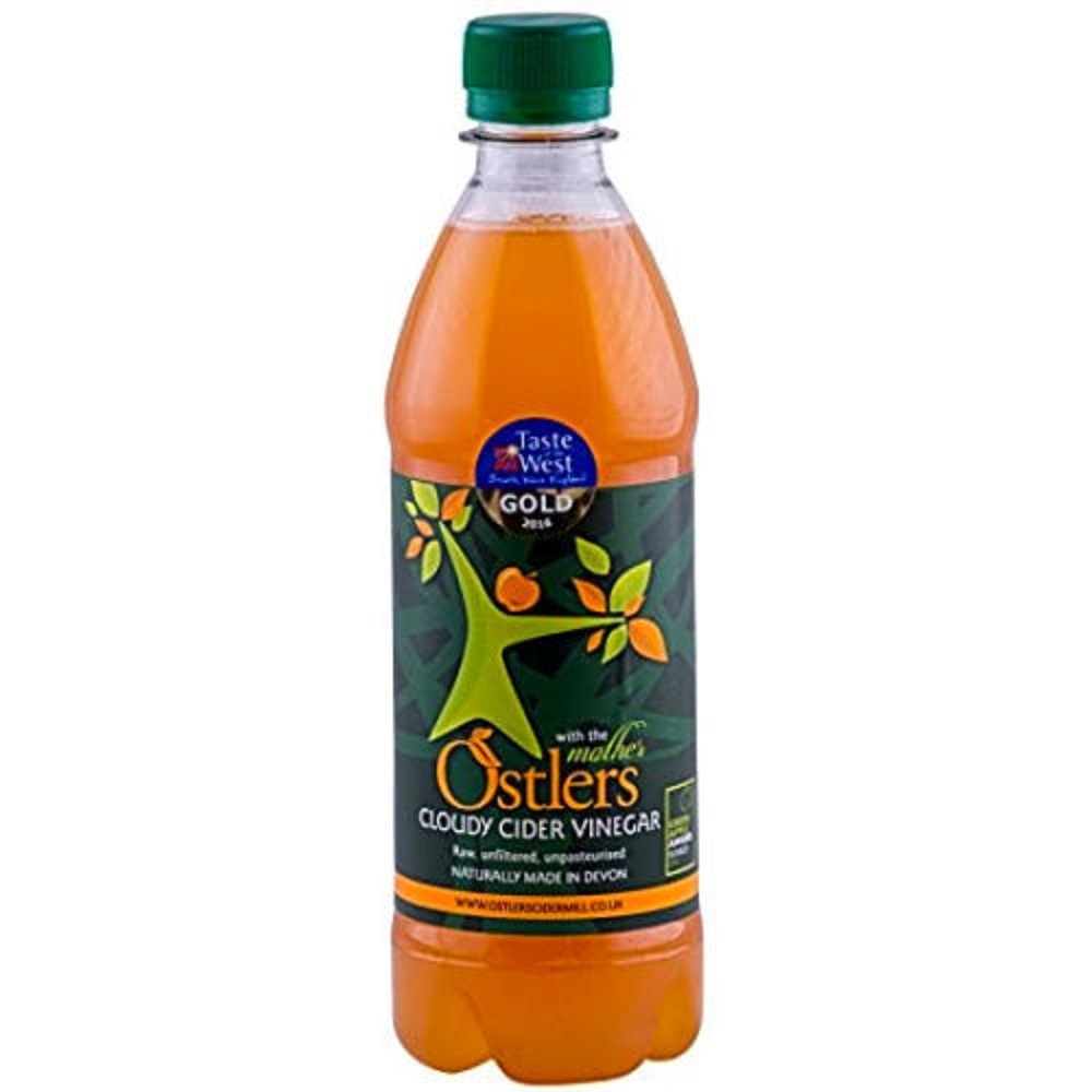 Ostlers Cloudy Raw Apple Cider Vinegar with the Mother 500 ml, Unfiltered