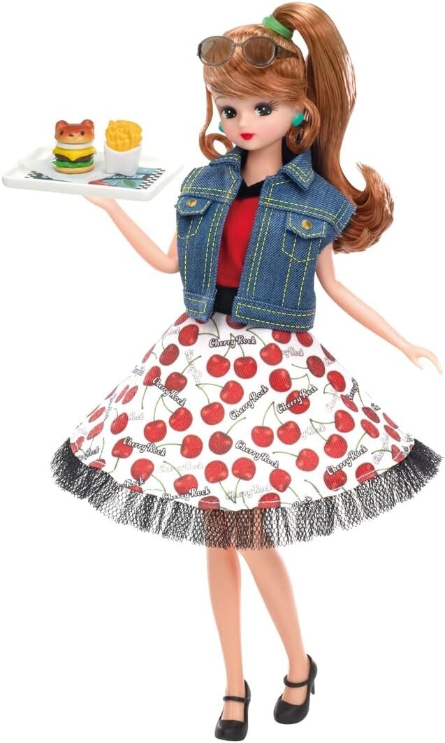 洋楽 llica The 10 Years Collection Licca-chan Doll Rockabilly Cherry American Licca-chan Takara Tomy