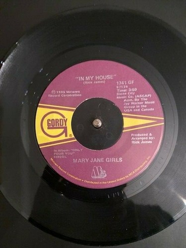 50%OFFCOUPON - Mary Jane Girls - IN MY HOUSE / IN MY HOUSE (Instrum) 45 VG+/EX - Picture 3 of 7