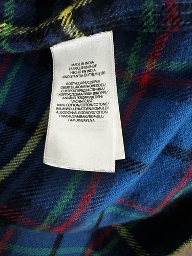 AUTHENTIFIZIERTES kariertes Twill-Arbeitshemd klassischer Passform Polo Ralph Lauren - Bild 5 von 8