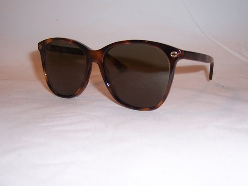 NEW GUCCI SUNGLASSES GG 0024S 002 HAVANA/BROWN AUTHENTIC 0024 - Picture 5 of 9