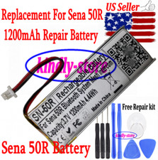 USPS 1200mAh Repair Battery For Sena 50R Bluetooth Mesh Intercom For Sena 50R