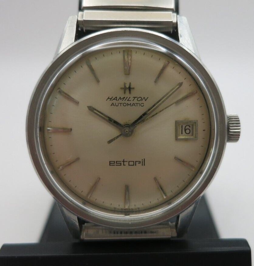 Non-Running Hamilton Estoril 300 Stainless Steel Swiss Automatic Watch - 64003-3