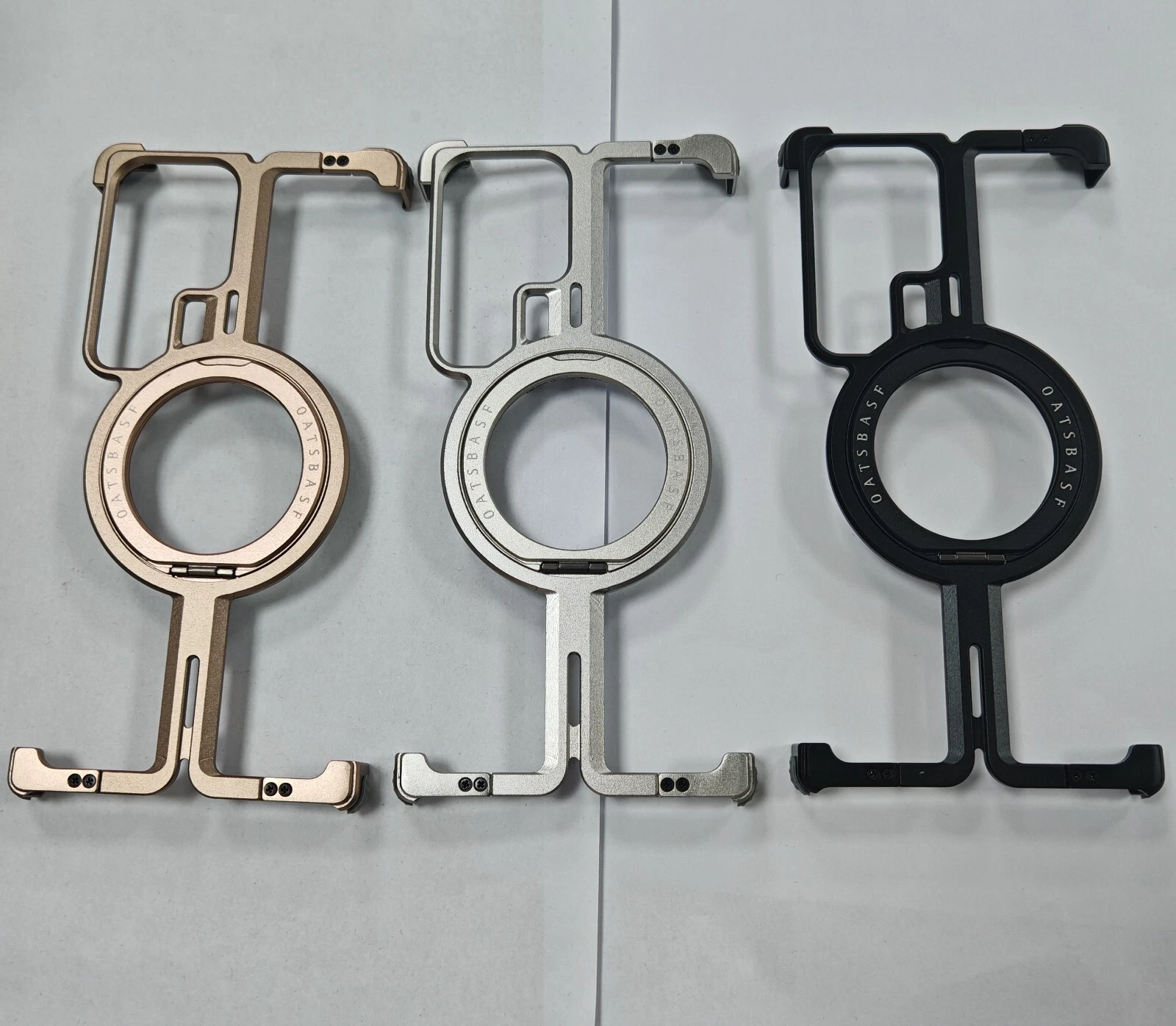 Magnetic Aluminum Metal Frameless Bumper Stand Case For Samsung S25 S24 Ultra + - 第 2 张/共 18 张