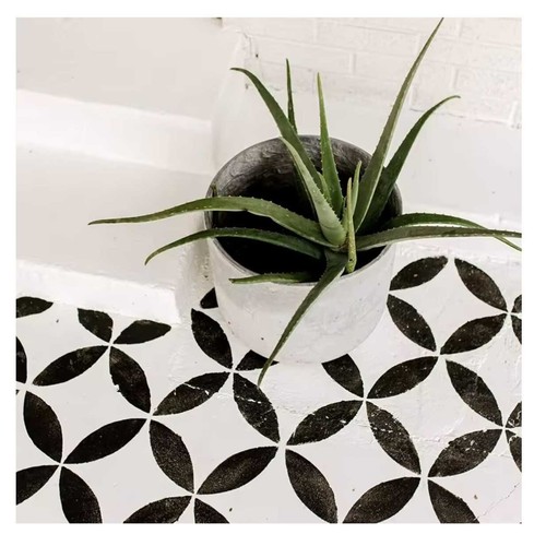 XXL stencil for e.g. B. Concrete Slabs 30x30cm Star Wall Stencil No 260 - Picture 5 of 8