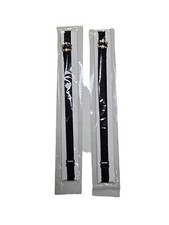 NWOT Black Bra Straps Set Of 2 Rhinestones Adjustable See Description