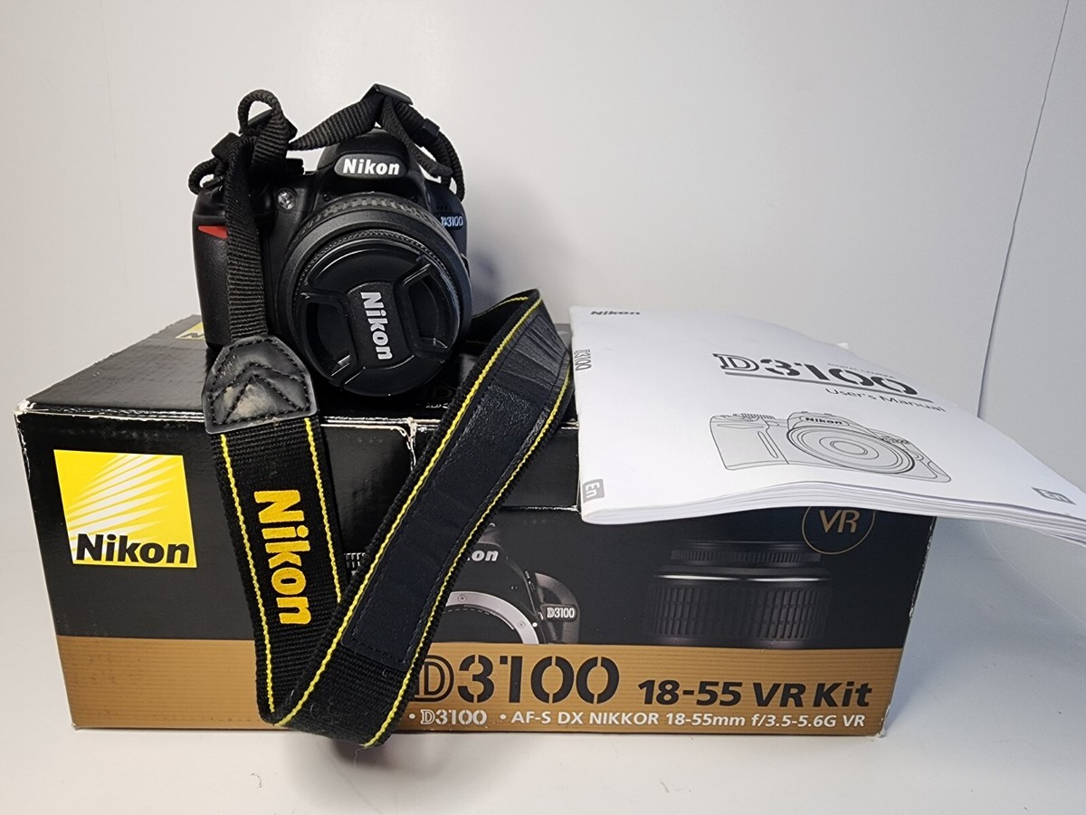 Nikon D3100 14.2MP Digital SLR Camera - Black (Kit w/ AF-S DX VR