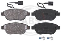 A.B.S. 37871 Bremsbelagsatz, Scheibenbremse Vorne FüR Abarth Fiat Opel